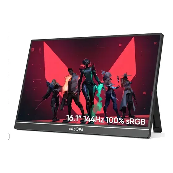 Gamer Monitor Arzopa com 16.1" tela 144Hz Full HD