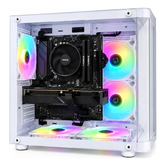 Pc Gamer Ryzen 5 5500 + Rx 7600 8gb | 16gb Ram | Ssd 480gb Pc Gamer Ryzen 5 5500 + Rx 7600 8gb | 16gb Ram | Ssd 480gb