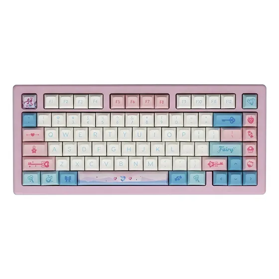 Teclado Akko Acr Pro 75 Sylph Potion Dsa Pink Cream Blue V3
