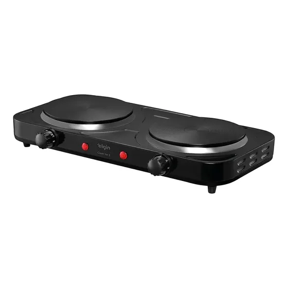 Fogão Cooktop 2 Bocas Elétrico Indução Portátil Elgin Preto Fogão Cooktop 2 Bocas Elétrico Indução Portátil Elgin Preto