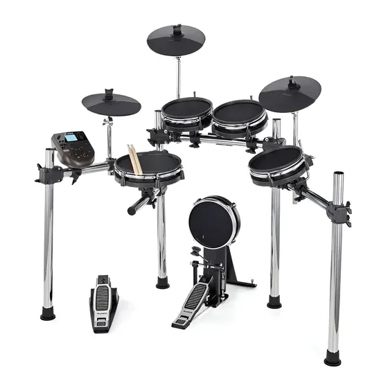 Bateria Eletrônica Alesis Surge Mesh Kit 8 Peças Peles USB Preto