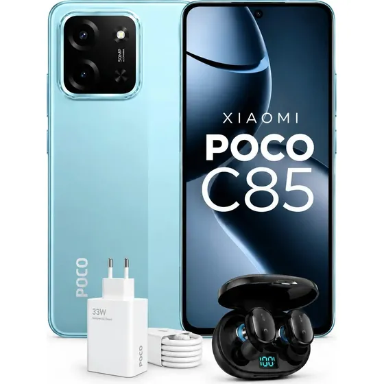 Smartphone Xiaomi Poco C85 256gb 16gb Ram Nfc Verde + Fone