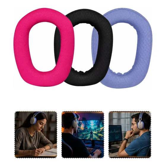 Almofada Compatível Headset Logitech G435 Lightspeed