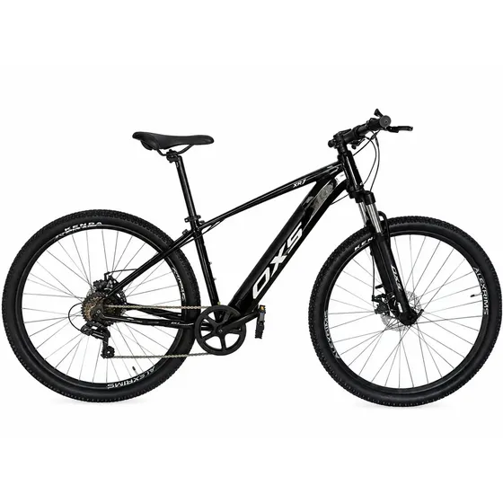 Bicicleta Elétrica OXS XR-7 Aro 29 com Bateria Removível de Lítio e 7 Velocidades