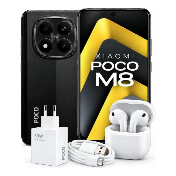Xiaomi Poco M8 5g 16gb Ram (8+8gb) 512gb Versãoglobal + Fone Xiaomi Poco M8 5g 16gb Ram (8+8gb) 512gb Versãoglobal + Fone