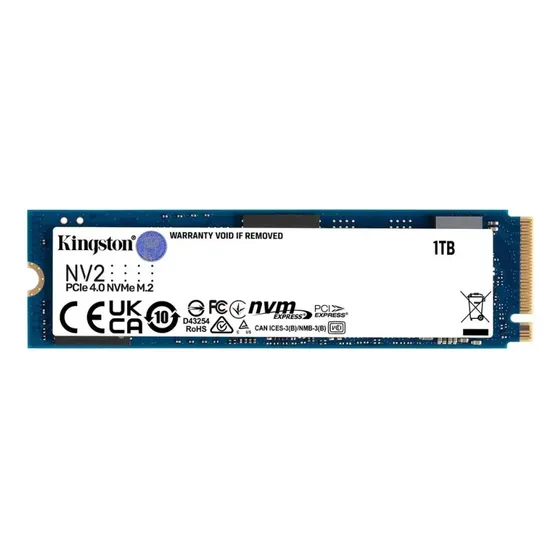 Unidade De Estado Sólido Interna M.2 Nvme Pcie 4.0 De 1 Tb De Alta· Azul-celeste