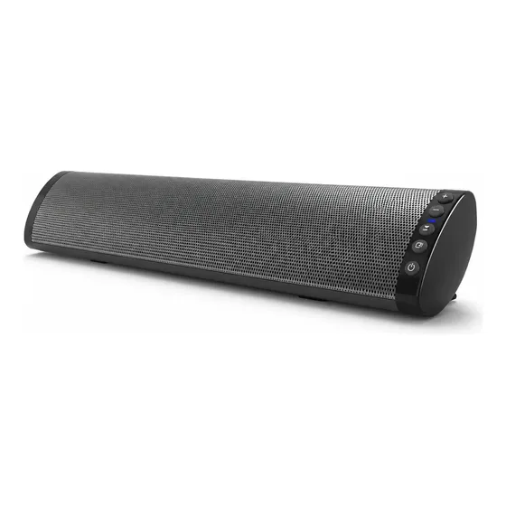 Soundbar Sem Fio Recarregável 20w Usb Tf Aux Preto 5v