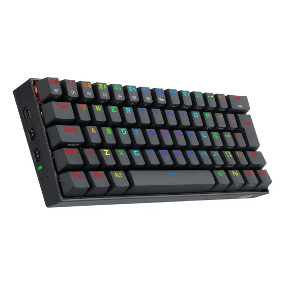 Redragon Draconic Rgb Sem Fio Preto Switch Marrom