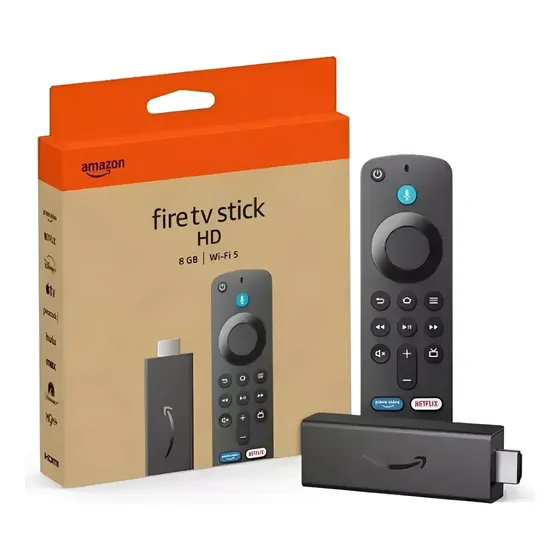 Amazon Fire Tv Stick Full Hd, Com Controle Remoto Por Voz Al Amazon Fire Tv Stick Full Hd, Com Controle Remoto Por Voz Al