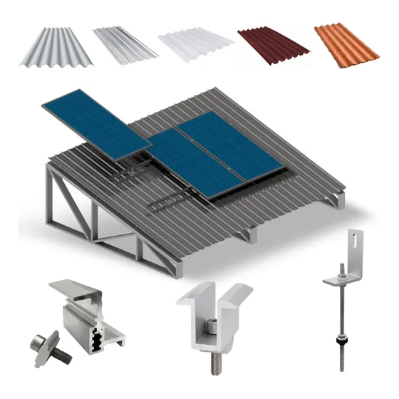 Kit Estrutura Suporte Linha C 03 Placas Solar Viga Metálica