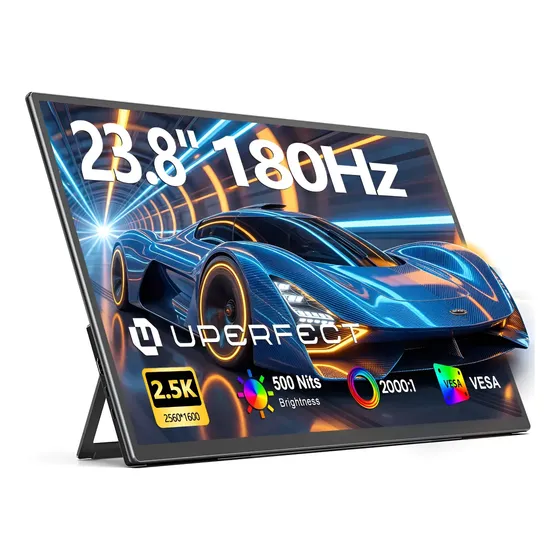 Monitor Pc Gamer Portátil Uperfect 23.8 2k 180hz Hdmi Usb-c
