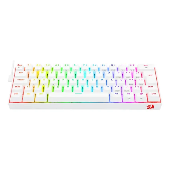 Teclado Mecânico Gamer Redragon Draconic K530w-rgb-pro Lunar