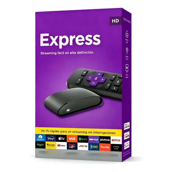 Roku Express Hd 3960mx Com Controle Remoto Preto Padrão