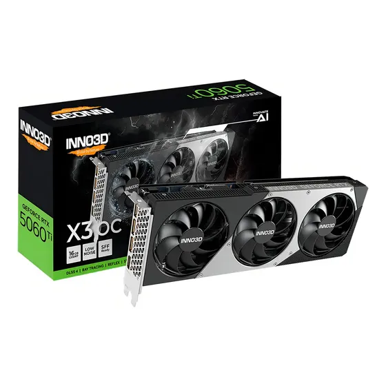 Placa de vídeo Inno3D Rtx 5060 Ti X3 Oc 16gb Gdr7