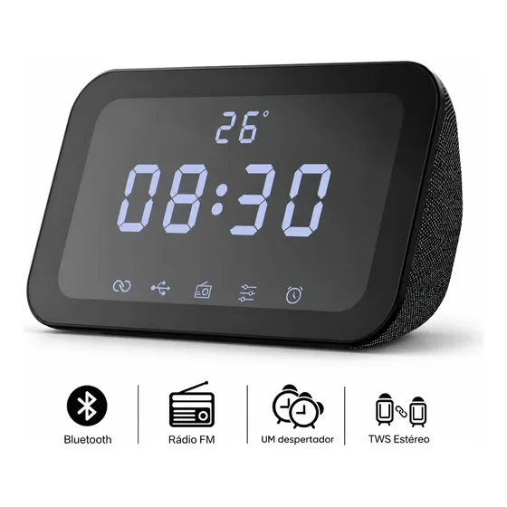 Caixa De Som Inova Bluetooth Pequena Portátil 10w Rádio Fm