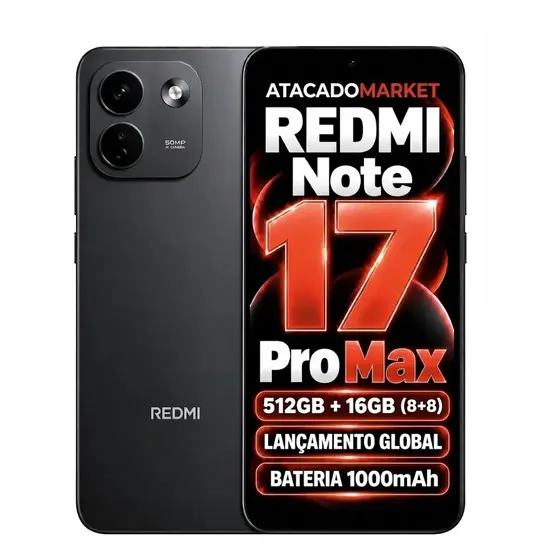 Redmi Note 17 Pro Max 512gb 8gb+8gb Bateria 10000 Mah Global