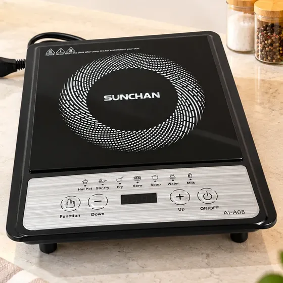 Cooktop Indução 1 Boca Portátil Digital Painel Touch