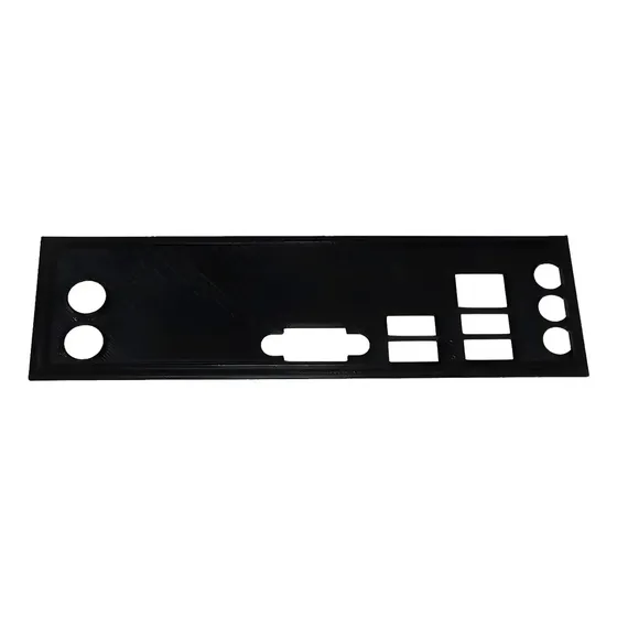 Espelho Acabamento Tampa Chapinha Placa Mae Asus H81m-cs/br Preto