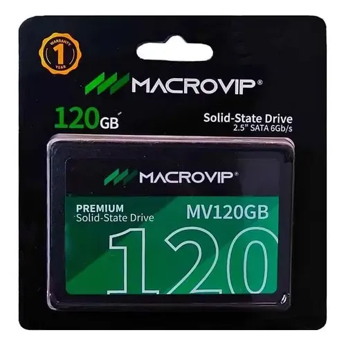 SSD Macrovip MV120GB 120GB SATA III 2,5” para PC e Notebook