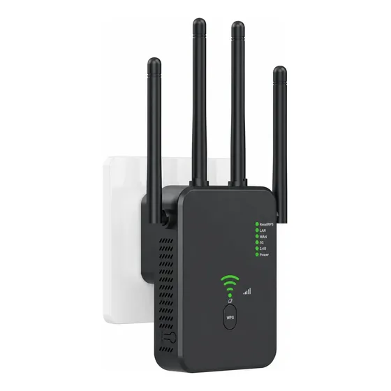 Repetidor Wifi Extensor Banda Dupla Sem Fio Roteador Ac1200m