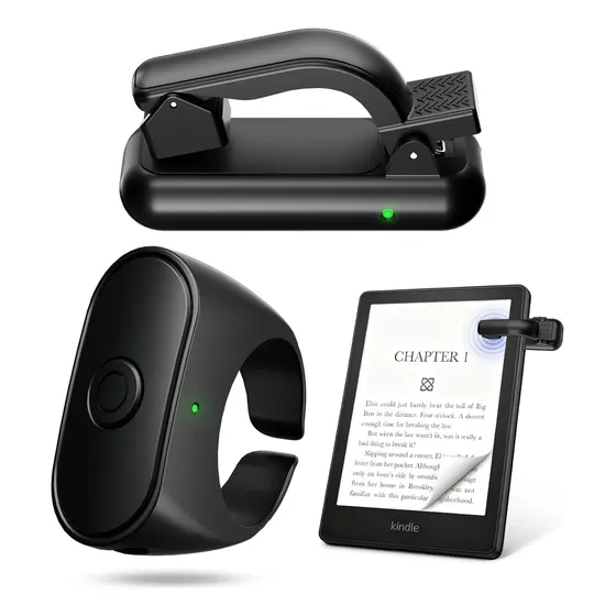 Suporte Page Turner Para Kindle Com Controle Por Anel H