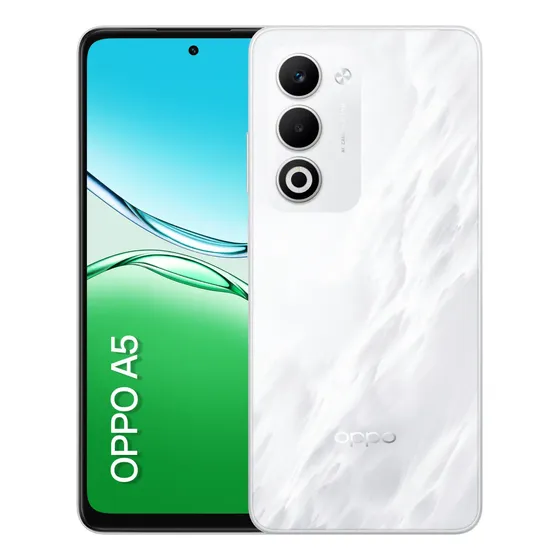 Smartphone Oppo A5 256GB 6GB RAM Física, 6GB RAM Virtual Bateria 6 Ah Câmera AI 50MP Branco