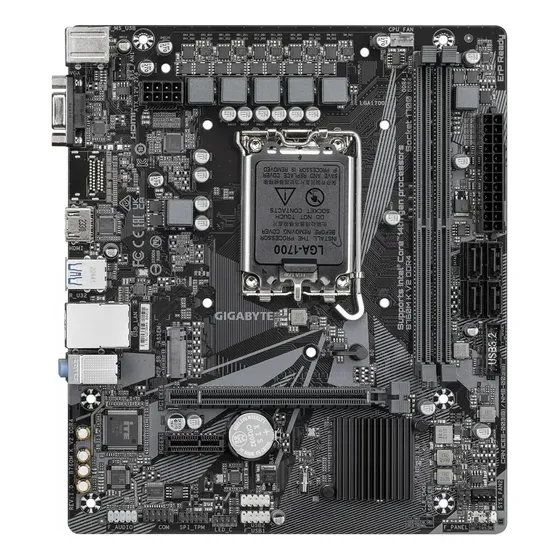 Placa Mãe Gigabyte B760m K V2 Ddr4, Intel Lga 1700, Matx