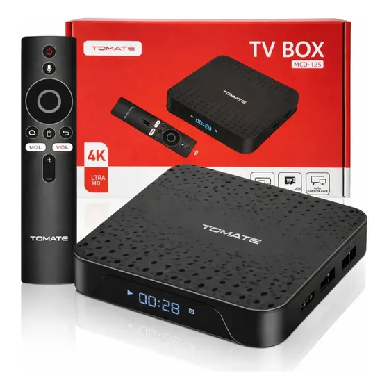 Tv Box Tomate Smart Tv Android 4k Transforme Sua Tv Em Smart
