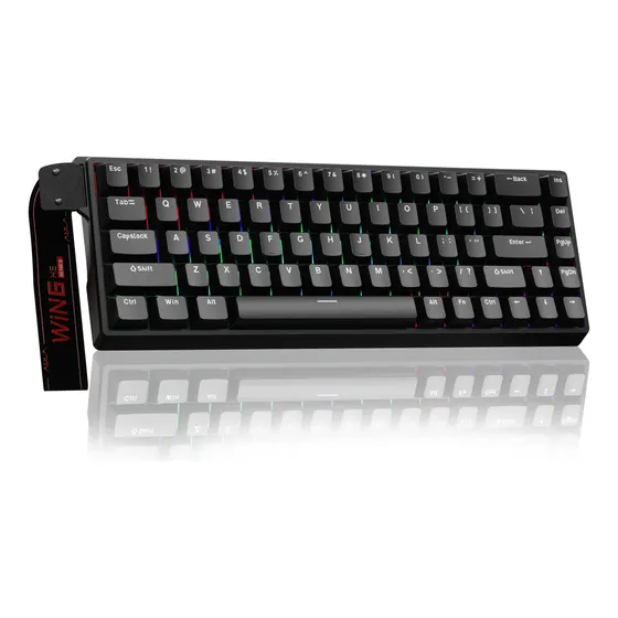 Teclado Mecânico Gamer Magnético Aula Win68 68% 8khz Rgb