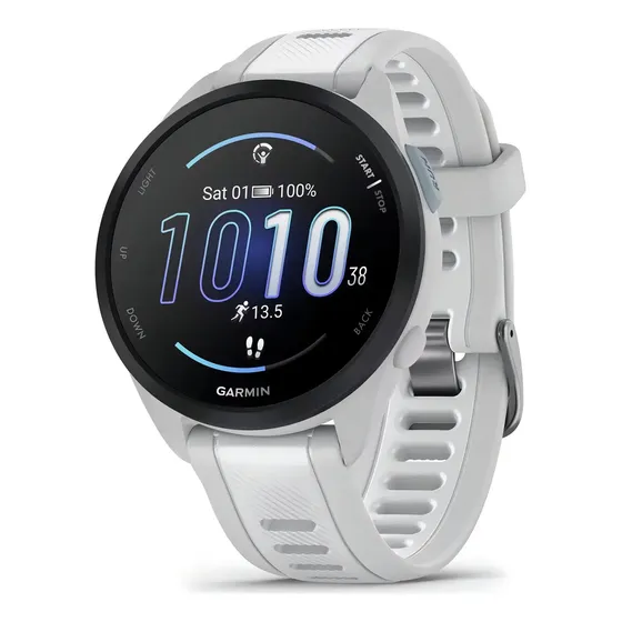 Relógio Garmin Forerunner 165 Amoled BRANCO Desenho Da Pulseira Mesh Branco