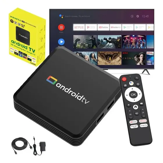 Minha Caixa De Tv Ultra Hd Android 14.0 Wifi6 8 128gb Smart