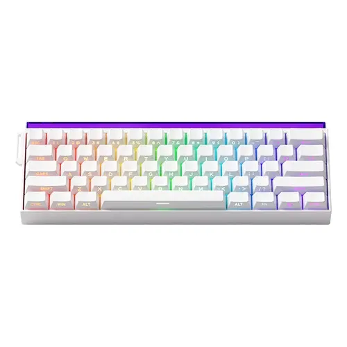 Teclado Magnético Akko Shine60 He 8000hz Rgb Rapid Trigger