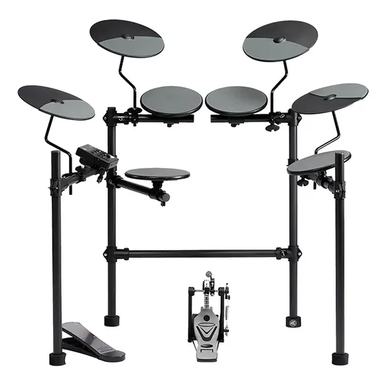 Bateria Eletrônica AMW ED1 Pro Completa com 9 Corpos e 4 Pratos