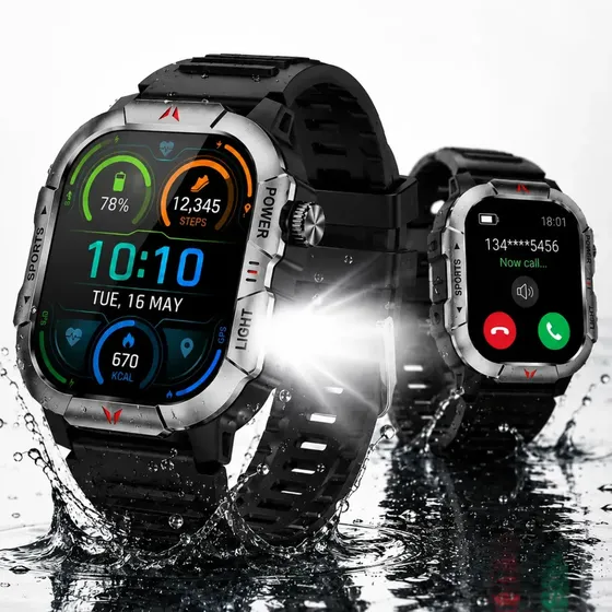 Relogio Smartwatch Tático Inteligente Ultra Militar Ip68 A Prova Dágua Preto Bluetooth Lanterna Notificações Chamadas Masculino Feminino Tela 2.1" Techome Variedades Relogio Smartwatch Tático Inteligente Ultra Militar Ip68 A Prova Dágua Preto Bluetooth Lanterna Notificações Chamadas Masculino Feminino Tela 2.1" Techome Variedades