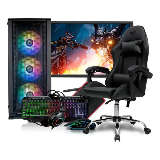 Pc Gamer Completo Mancer, Amd Ryzen 5 4600g, 16gb, Ssd 480gb