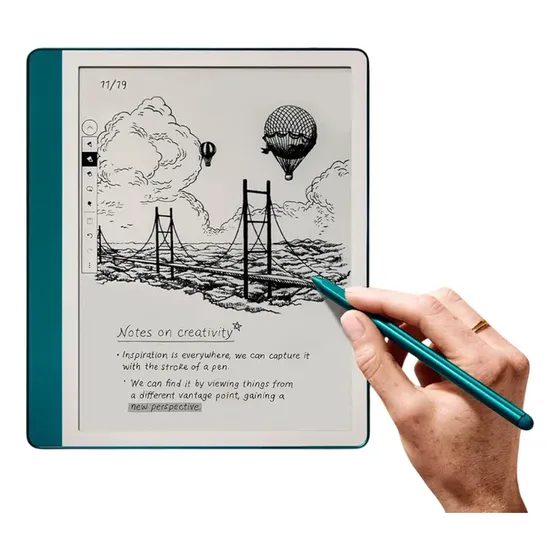 Ereader Amazon Kindle Scribe 64gb Caneta Jade Metálica