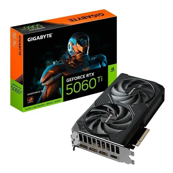 Placa De Vídeo Rtx 5060 Ti Gigabyte Windforce 8g Gddr7