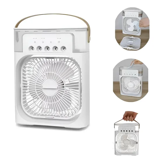 Mini Ar Condicionado Ventilador Climatizador Umidificador