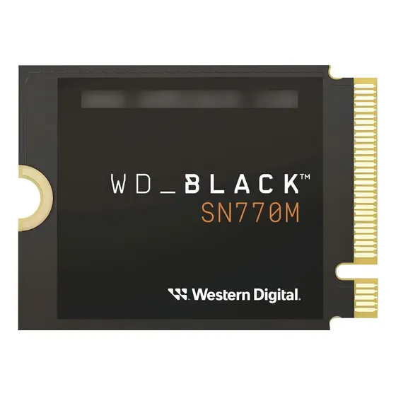 Ssd M.2 2230 Wd Black Western Digital Sn770m 1tb 1000gb Nvme Wds100t3x0g-00chy0 Velocidade De Leitura 5150mb/s Cor Preto