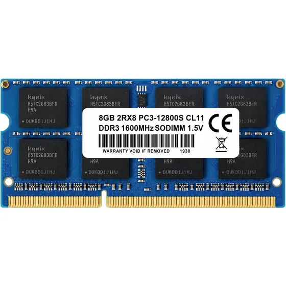 Memória Ram Tecmiyo Notebook 8gb Ddr3l Pc3-12800s 1600mhz