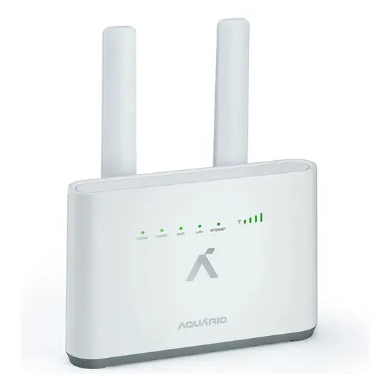 Modem Roteador Wifi 4g Aquário Md-4000sx Branco