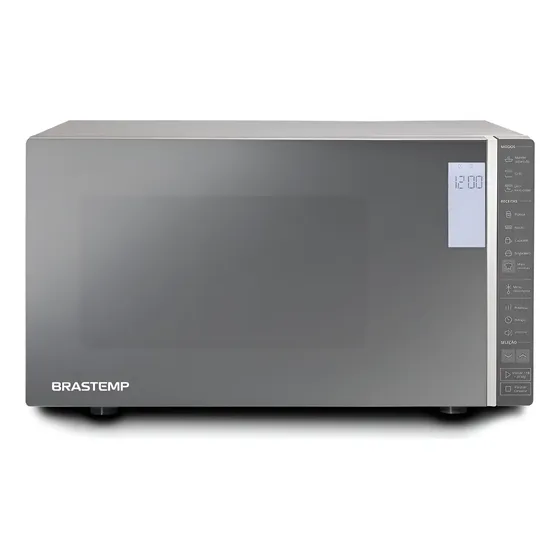 Micro-ondas Brastemp 32 Litros Cor Inox Espelhado Com Grill