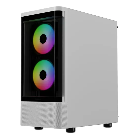 Gabinete Gamer Talos E3 Argb Com 3 Fans Branco Gamdias