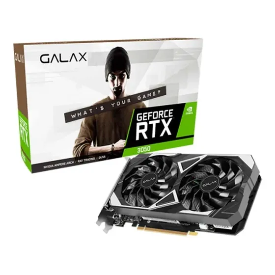 Placa De Vídeo Galax Geforce Rtx 3050 Ex V2 6gb Gddr6
