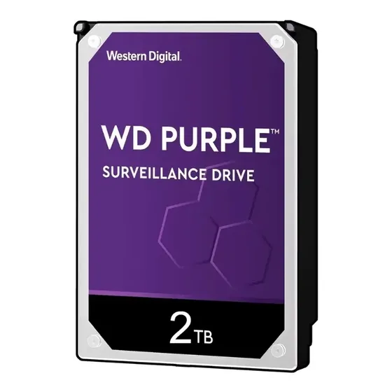 Hd 2 Tera Sata Para Cftv Purple Western Digital Intelbras Ro