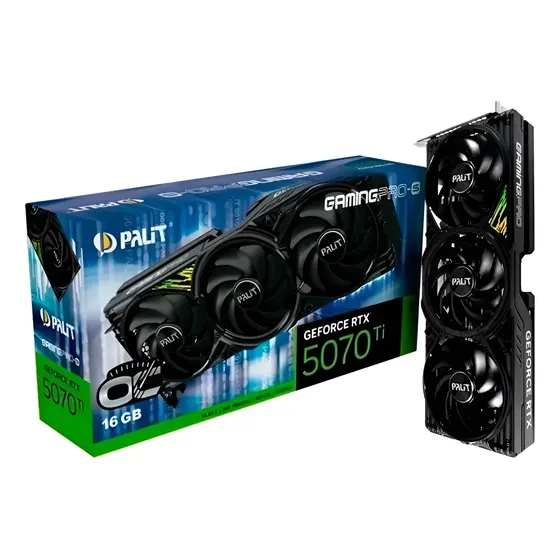 Placa De Vídeo Palit Geforce Rtx 5070 Ti 16gb Gamingpro-s