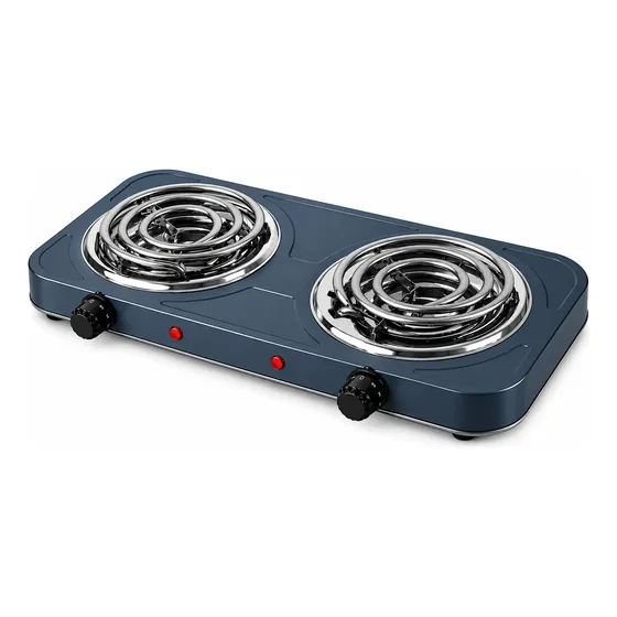 Fogão Elétrico Portátil 2 Bocas Cooktop 2500w 110v Ou 220v Fogão Elétrico Portátil 2 Bocas Cooktop 2500w 110v Ou 220v