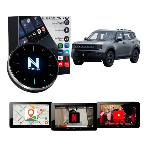 Streaming Box Jetour T1 Desbloqueio Multimídia 8gb 128gb Pr Streaming Box Jetour T1 Desbloqueio Multimídia 8gb 128gb Pr