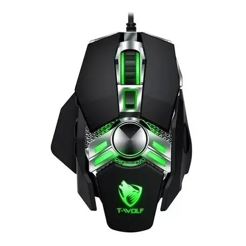 Mouse Gamer Eagle Warrior 4800 DPI RGB 7 Botões Laser