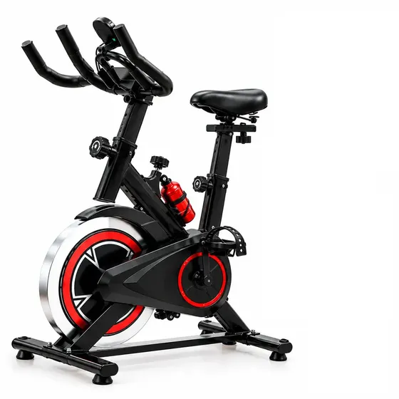 Bicicleta Ergométrica Spinning Indoor Treino Exercícios Aço Carbono + Squeeze Bicicleta Ergométrica Spinning Indoor Treino Exercícios Aço Carbono + Squeeze